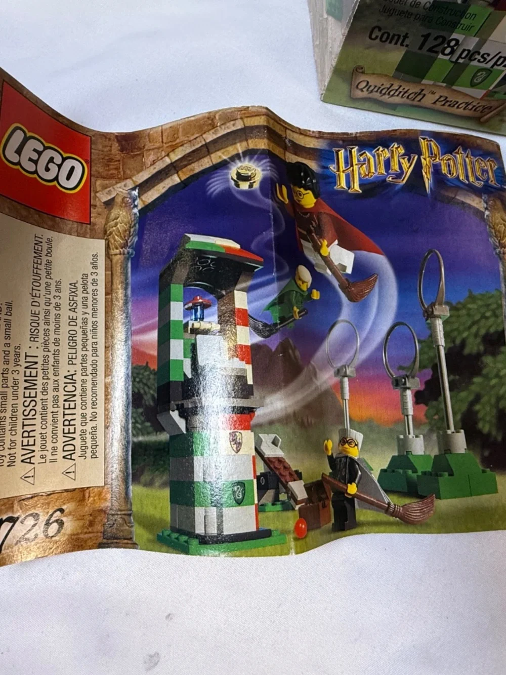 Vintage LEGO Harry Potter 4726 Quidditch Practice Complete Boxed 2002